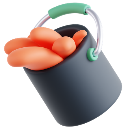 Paint Bucket  3D Icon