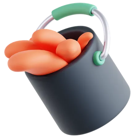 Paint Bucket  3D Icon