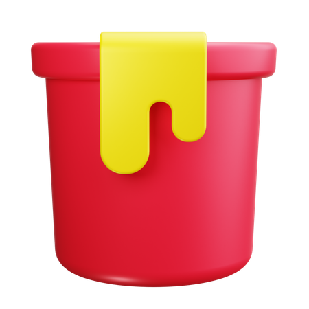 Paint Bucket  3D Icon