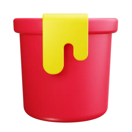 Paint Bucket  3D Icon