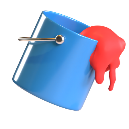 Paint Bucket  3D Icon