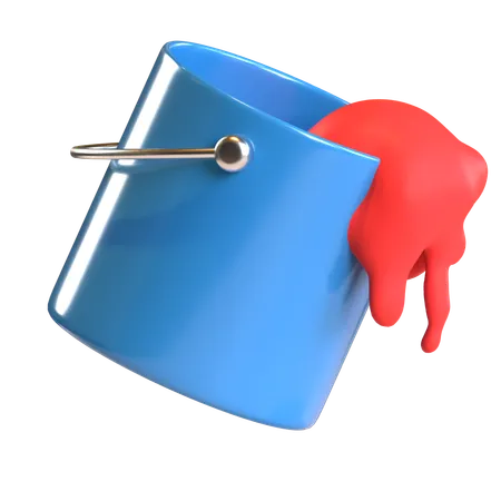 Paint Bucket  3D Icon