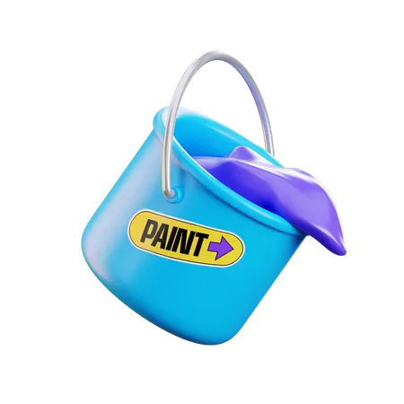 Paint Bucket  3D Icon
