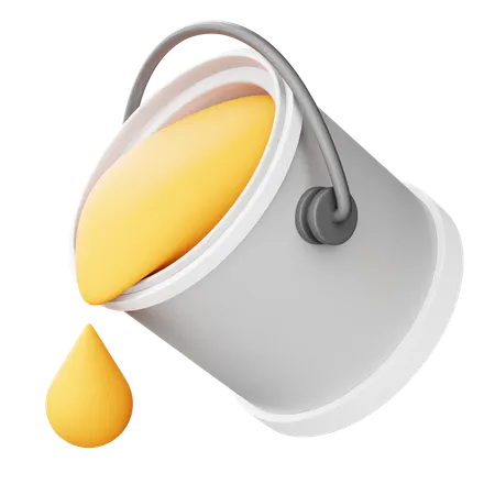 Paint Bucket  3D Icon