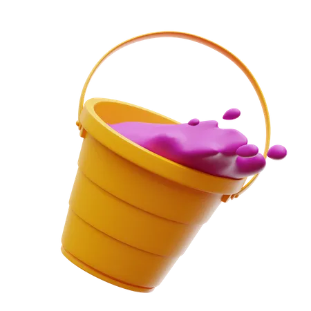 Paint Bucket  3D Icon