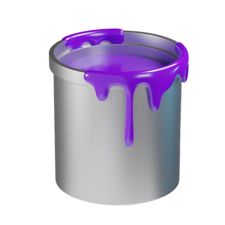 Paint Bucket  3D Icon