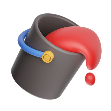 Paint Bucket  3D Icon