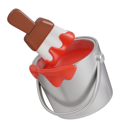 Paint Bucket  3D Icon