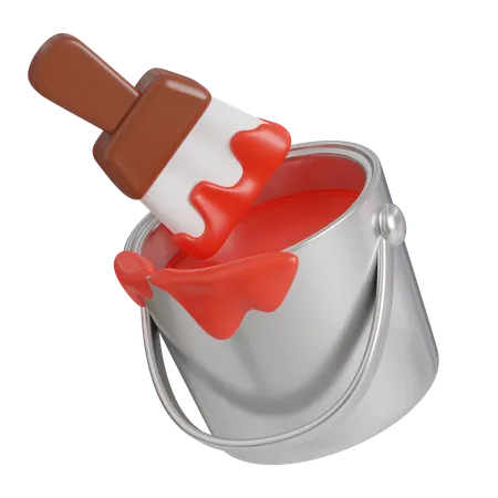 Paint Bucket  3D Icon