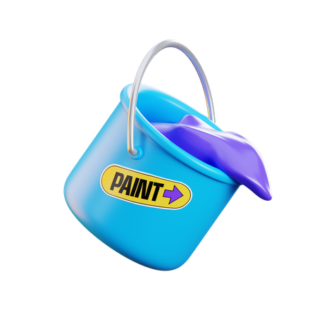 Paint Bucket  3D Icon