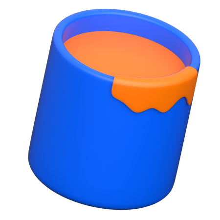 Paint Bucket  3D Icon