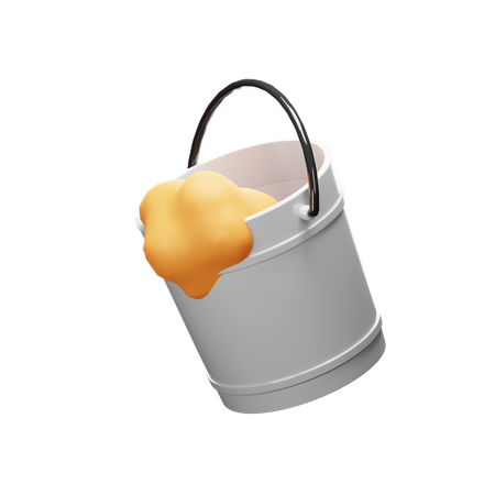 Paint Bucket  3D Icon