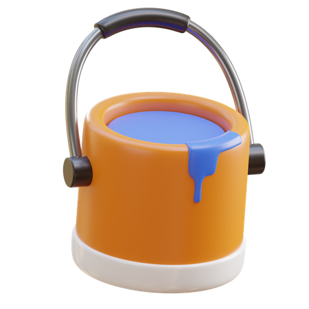 Paint bucket  3D Icon