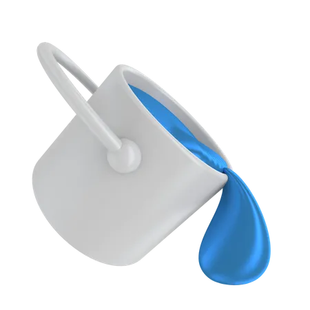 Paint bucket  3D Illustration