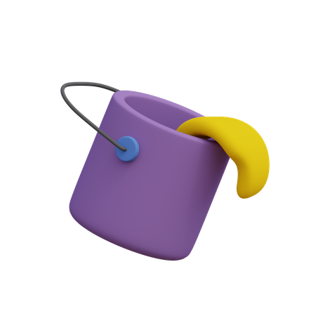 Paint Bucket  3D Illustration