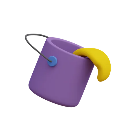 Paint Bucket  3D Illustration