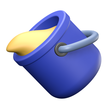 Paint bucket  3D Illustration