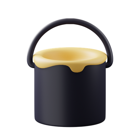 Paint Bucket  3D Illustration