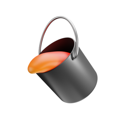 Paint Bucket  3D Illustration