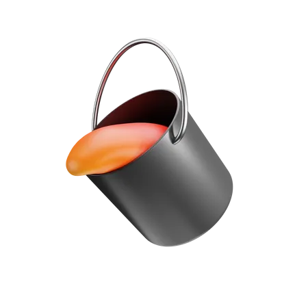 Paint Bucket  3D Illustration