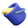 paint bucket 3d