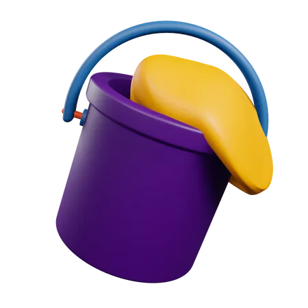 Paint bucket  3D Illustration