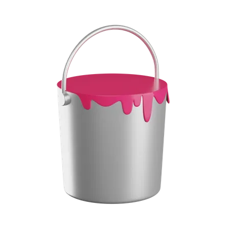 Paint bucket  3D Illustration