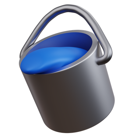 Paint Bucket 3D Icon
