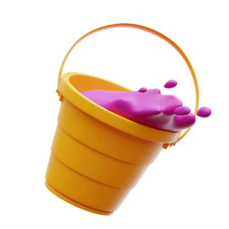 Paint Bucket 3D Icon
