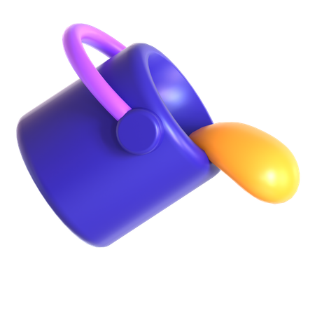 페인트 통 도구  3D Icon