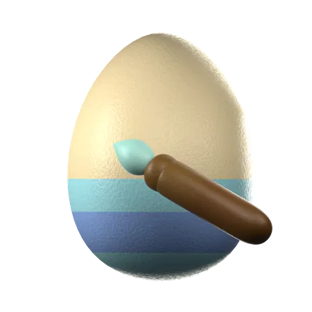 Paint Easter Egg  3D Icon