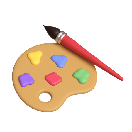 Paint Pad  3D Icon