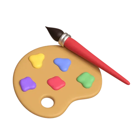 Paint Pad  3D Icon