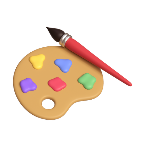 Paint Pad  3D Icon