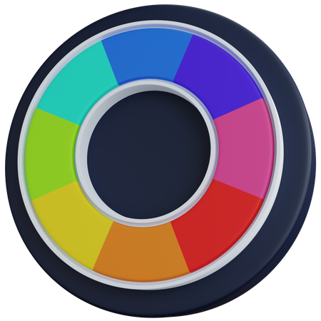 Paint Palette  3D Icon