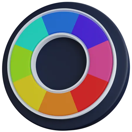 Paint Palette  3D Icon