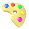 3d paint board emoji