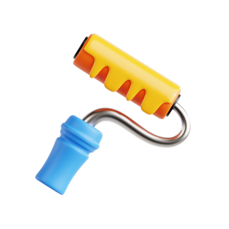 Paint Roller  3D Icon