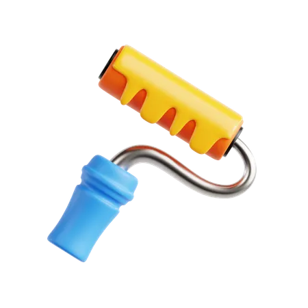 Paint Roller  3D Icon