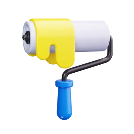 Paint Roller  3D Icon