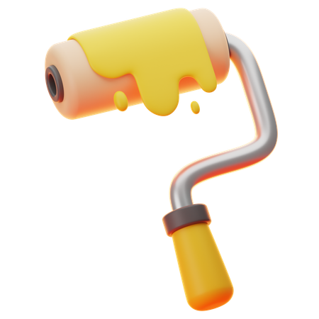 Paint Roller  3D Icon