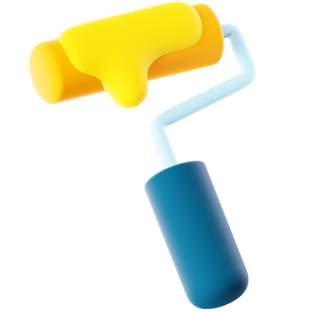 Paint Roller  3D Icon