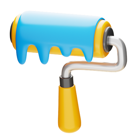 ペイントローラー  3D Icon