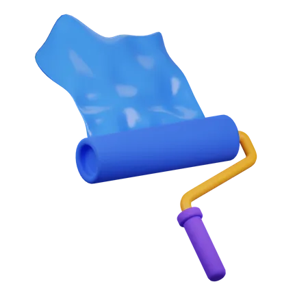 Paint Roller  3D Icon