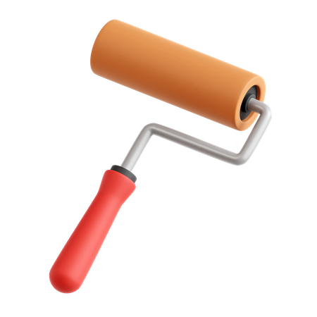 Paint Roller  3D Icon