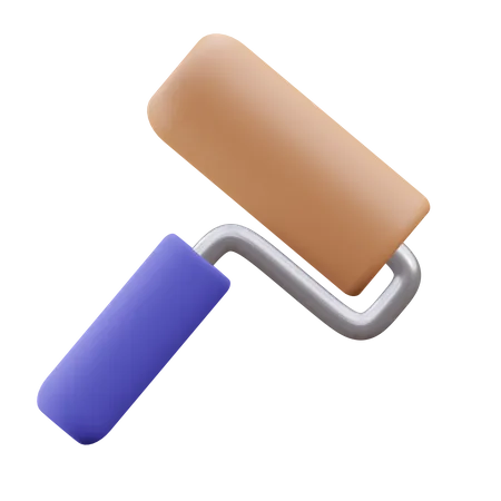 Paint Roller  3D Icon