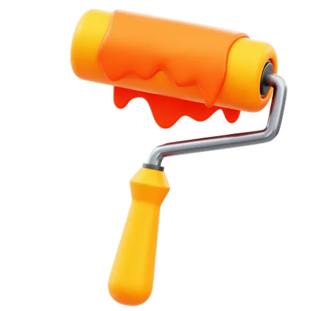 Paint Roller  3D Icon