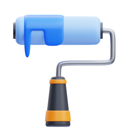 Paint Roller  3D Icon