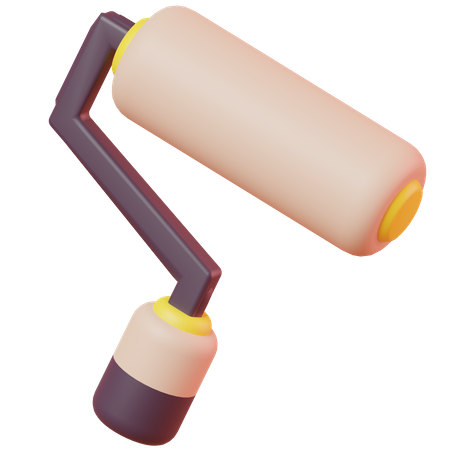 Paint Roller  3D Icon