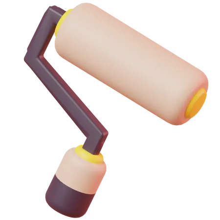 Paint Roller  3D Icon